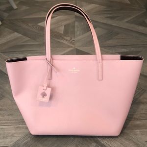 Kate Spade ping saffiano leather zip top tote